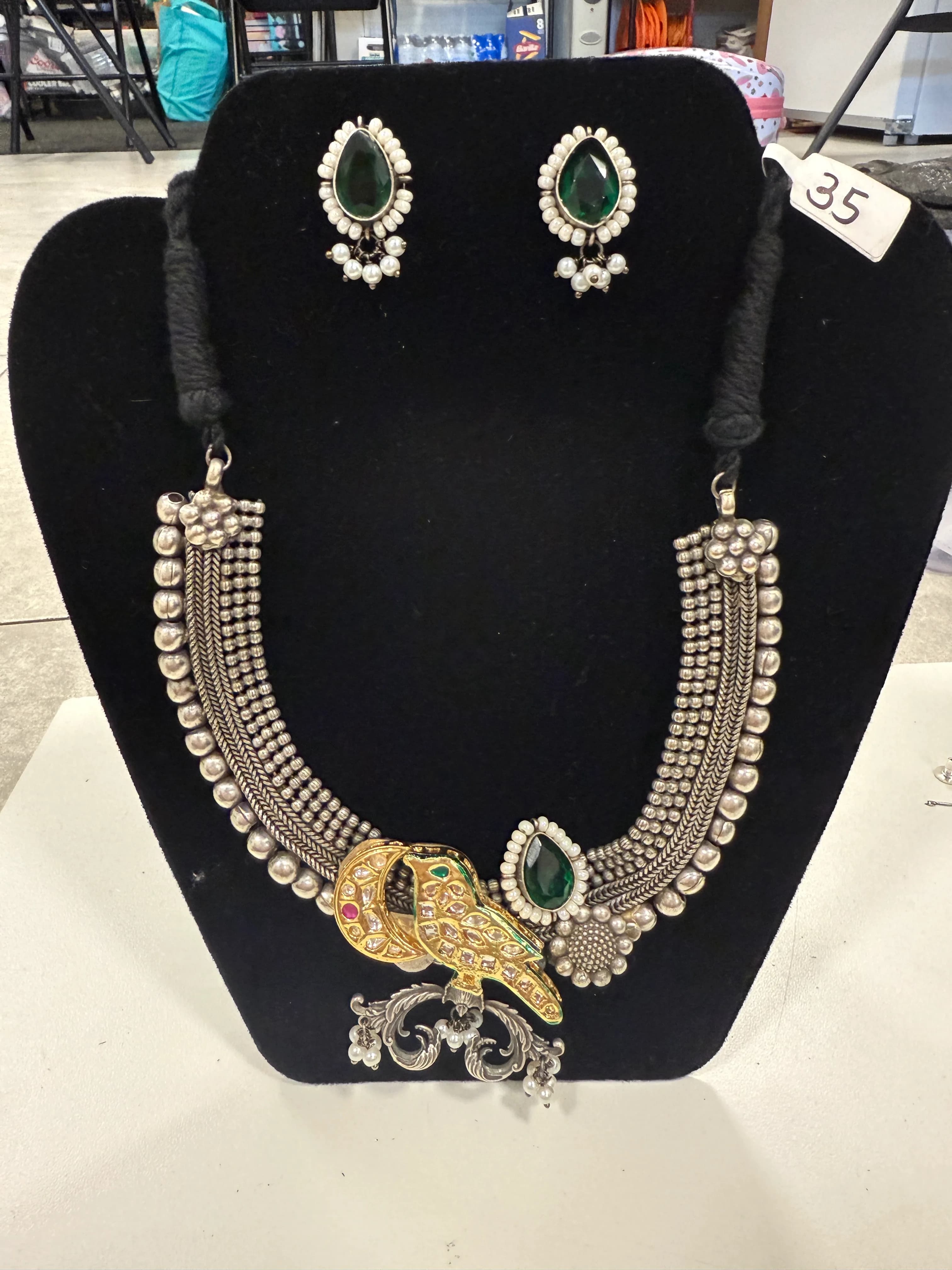 Oxidised Necklace