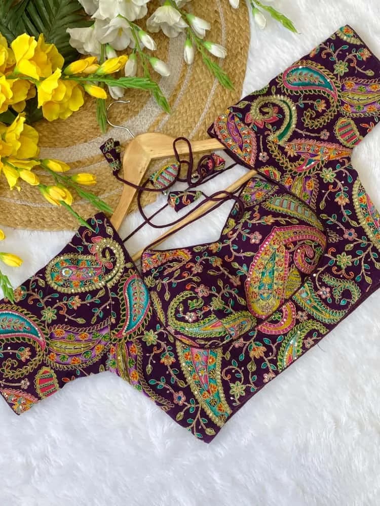 Paisley Halter Blouse (Available in 4 colors)