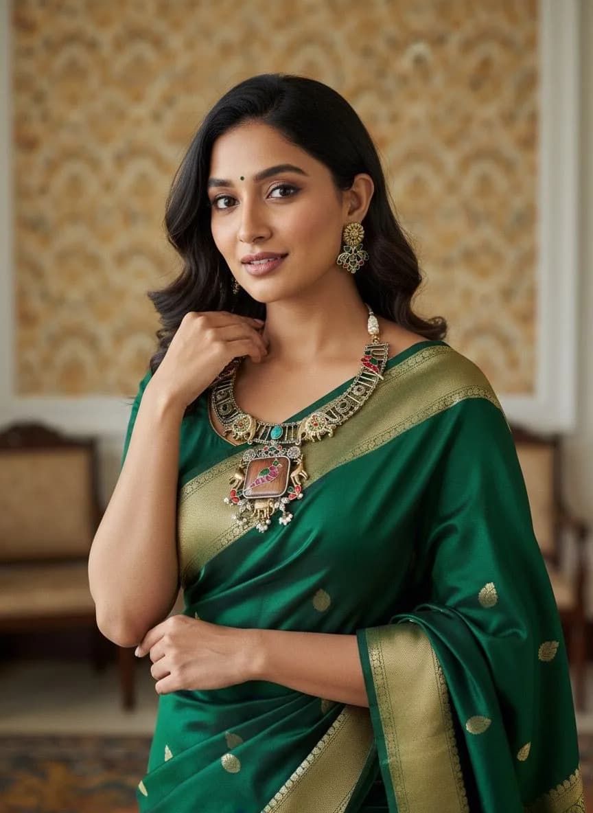 Fusion Kundan Heritage Necklace Set