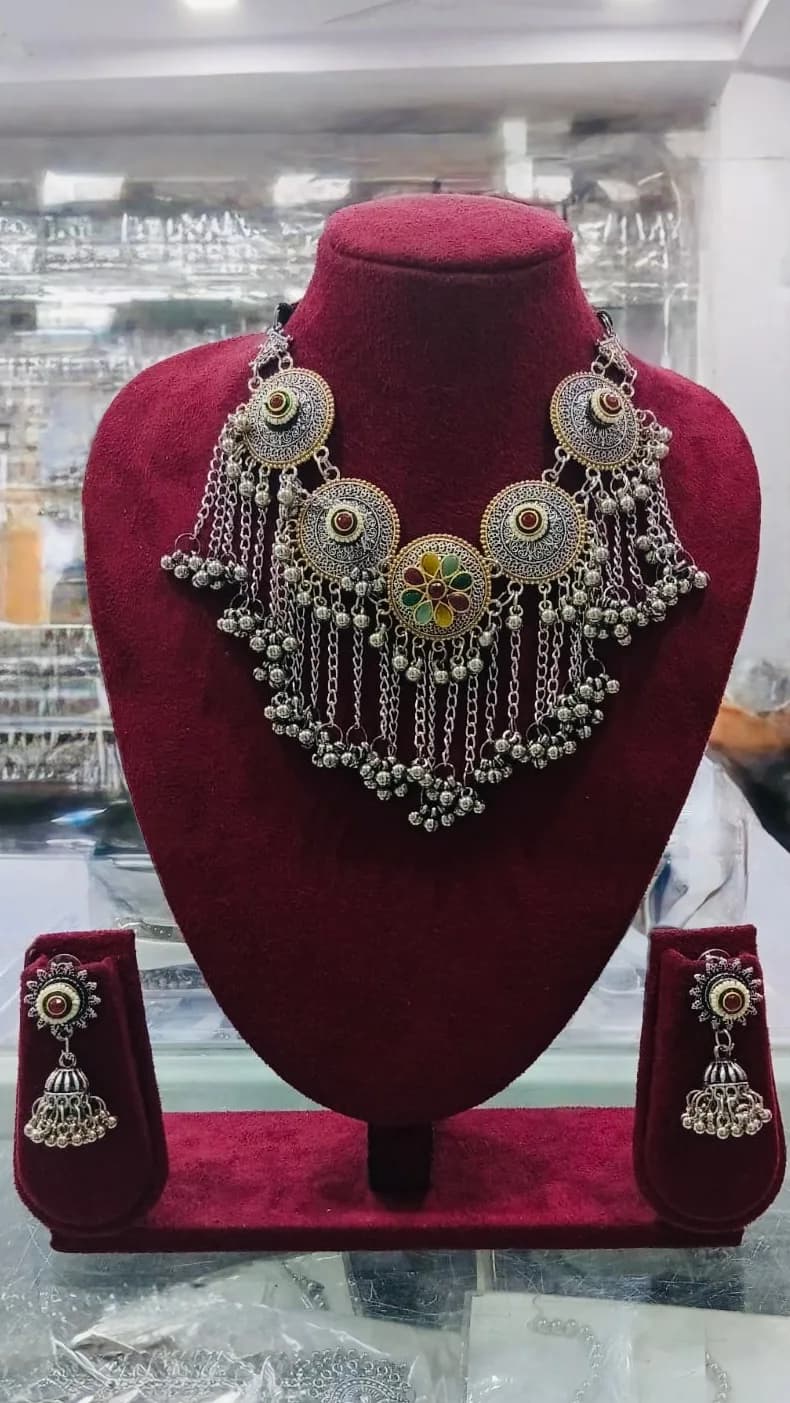 Oxidised Necklace